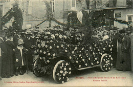 Saulieu * Fêtes D'aviation Des 11 & 12 Aout 1912 , Voiture Fleurie - Saulieu