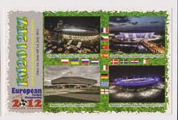 Four Stadium, Ukraine 2012 European Football Championship HAM Radio QSL Card EM2012EZ (48298) - Radio Amateur