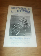 Speedway Scunthorpe 21.5.1973 , Programmheft / Programm / Rennprogramm , Program !!! - Motos