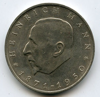 GERMANIA DDR 20 M 1971 CU NI HEINRICH MANN 1871-1950.. - Verzamelingen