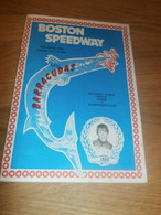 Speedway Boston 1.7.1984 , Scunthorpe , Programmheft / Programm / Rennprogramm , Program !!! - Motos