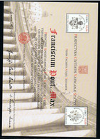 2012 - VATICAN - VATICANO - VATIKAN - D21C. - No. 1 PHILATELIC CERTIFICATE - Gebraucht