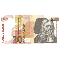 Billet, Slovénie, 20 Tolarjev, 1992-1993, 1992-01-15, KM:12a, NEUF - Slovenia