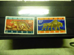 Ruanda Urundi Animaux Animals Dieren   Parfait Etat  Neuf Mnh  ** 216 A / 216 B   1961 - Ungebraucht