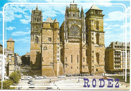 Rodez - Cathédrale De Rodez En Grès Rouge - Editions De Luxe Bos, Ytrac - Non écrite - Rodez