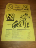 Speedway Moorwinkelsdamm , 29.5.1994 , Superpokal , Programmheft / Programm / Rennprogramm , Program !!! - Motos