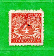 (Us.5) POLONIA ° - TAXE - 1919 -  Yv. 14.  Oblitéré Come Scansione - Strafport