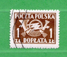 (Us.5) POLONIA ° - TAXE - 1946 -  Yv. 115.  Oblitéré Come Scansione - Strafport