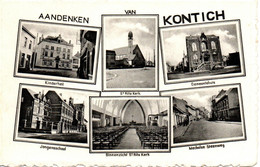 Prentbriefkaart Kontich - Aandenken Van Kontich (verzonden, Postzegel Ontbreekt) - Kontich