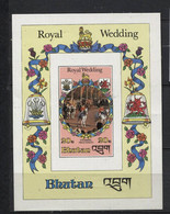 256 BHOUTAN 1981 - Y&T BF 80 - Prince Charles Et Diana - Royal Wedding - Neuf ** (MNH) Sans Charniere - Bhutan