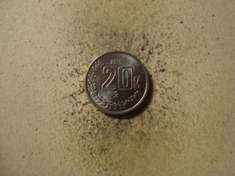 MONNAIE MEXIQUE 20 CENTAVOS 2010 - Mexique