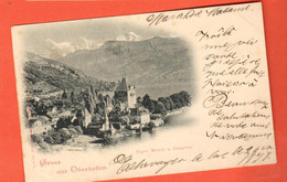 TGR-10  Gruss Aus Oberhofen Thunersee.  Gelaufen In 1898 - Oberhofen Am Thunersee