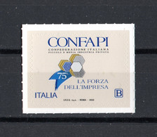 ITALIA :  75° Anniversario  Della  CONFAPI - 1 Val. Da 1,20 €.  MNH**  Del  28.11.2022 - 2021-...: Nieuw/plakker