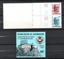 LUXEMBURG, LUXEMBOURG,1986, CARNET, MH, MI 1156-1157 ROBERT SCHUMAN POSTFRISCH - Postzegelboekjes