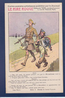 CPA Franchise Militaire Guerre WWI War Le Rire Rouge Voir Dos Illustrateur Vallet - Humor