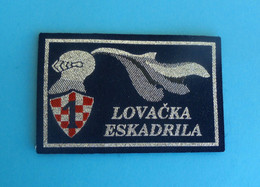 CROATIA AIR FORCE - FIGHTING SQUADRON Official Patch Aviation Luftwaffe Aeronautica Militare Aviacion Aviacao Army Armee - Ecussons Tissu