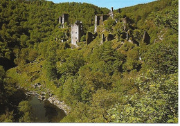 Les Tours De Merle - Cité Féodale Surplombant La Maronne - Non écrite - Carte Façon Toiée - Andere & Zonder Classificatie