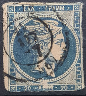 GREECE 1862 - Canceled - Sc# 13a - Used Stamps