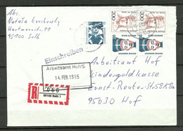 Germany Deutschland BRD 1995 R-Brief O SELB - Briefe U. Dokumente