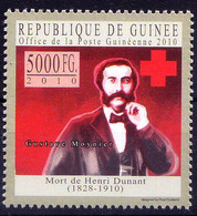 Guinea 2010 MNH, Gustave Moynier, Rival Of Founder Henry Dunant, Red Cross - Henry Dunant