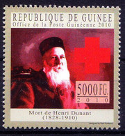 Guinea 2010 MNH, Nobel Peace, H. Dunant, Red Cross Founder - Henry Dunant