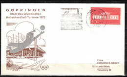 173t * GÖPPINGEN WIRBT FÜR OLYMPIA MÜNCHEN 1972 * OLYMPIAMARKE MIT SONDERSTEMPEL  **!! - Machine Stamps (ATM)
