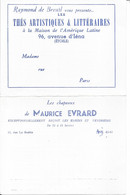 Programme à La Maison De L'Amérique Latine 1964, Raymond De Breuil Présente Les Thés Artistiques Et Littéraires - Programas