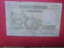BELGIQUE 50 Francs 1947 Circuler (B.27) - 50 Francs