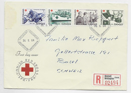 FINLAND SUOMI RED CROSS LETTRE COVER REC HELSINKI 26.5.1964 TO SUISSE - Cartas & Documentos