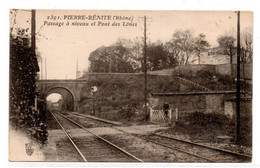 Pierre Benite -  Passage A Niveau  Et Ponts Des Lones  -  CPA °Rn - Pierre Benite