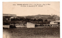 Pierre Benite -  Le Perron - Vue A L'Est - A Droite , Quarteir Giraud JP -  CPA °Rn - Pierre Benite