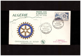 Algeria 13 6 1955 Fdc Rotary - FDC