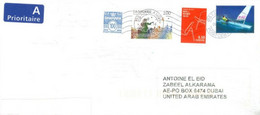 DANMARK  - 2014 - STAMPS  COVER SENT TO DUBAI. - Poste Aérienne