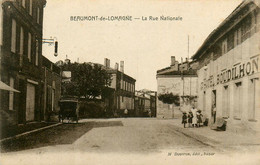 Beaumont De Lomagne * La Rue Nationale * Hôtel BOUDILHON - Beaumont De Lomagne