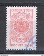 UZBEKISTAN:  2006  MILLESIM  2005  -  2500.00 S. USED  STAMP  -  YV/TELL. 521 - Uzbekistan