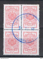 UZBEKISTAN:  2006  MILLESIM  2005  -  2500.00 S. BLOCK  4  USED  STAMPS  -  YV/TELL. 521 - Uzbekistan