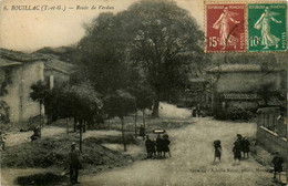 Bouillac * La Route De Verdun * Villageois - Autres & Non Classés