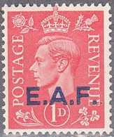 GREAT BRITAIN --EAST AFRICA FORCES   SCOTT NO 1  MINT HINGED  YEAR  1943 - Dienstzegels