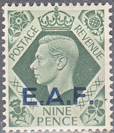 GREAT BRITAIN --EAST AFRICA FORCES   SCOTT NO 7  MINT HINGED  YEAR  1943 - Service