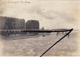 TOP !! Knokke - Duinbergen -1910-20 Ancien Photo Original-zicht  " Vue Sur La Plage Et Les Villas - Voir Scan - Knokke