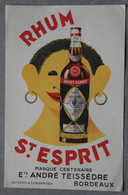 Buvard, Rhum St-Esprit, Ets André Teissèdre à Bordeaux (Gironde) - Liquor & Beer