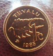Tuvalu 1 Cent 1985, UNC, From The Set - Tuvalu