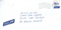 NETHERLANDS  - 2022 - STAMPS  COVER SENT TO DUBAI. - Briefe U. Dokumente