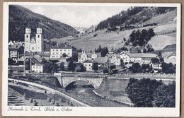 CPSM AUTRICHE - STEINACH I. Tirol - Blick V. Osten - TB PLAN CENTRE VILLAGE Détails Maisons - Steinach Am Brenner