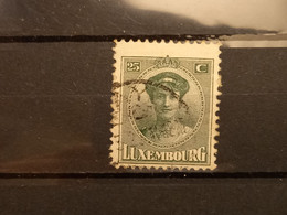 FRANCOBOLLI STAMPS LUSSEMBURGO LUXEMBOURG 1921 USED SERIE GRAN DUCHESSA CHARLOTTE OBLITERE' - 1921-27 Charlotte De Face