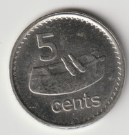 FIJI 2009: 5 Cents, KM 119 - Fiji