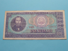 100 Una Suta Lei ( 1966 ) E.0235 - 943978 ( For Grade, Please See SCANS ) Circulated ! - Rumania