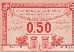 Billet De Nécessité - CHAMBRE DE COMMERCE D'AMIENS -  CINQUANTE CENTIMES - Sonstige – Europa