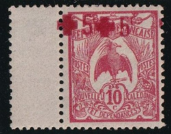 Nouvelle Calédonie N°111a - Variété Double Surcharge - Neuf * Avec Charnière - TB - Unused Stamps