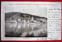 WACHAU, DES INTERNATIONALEN PRESSKONGRESSES WIEN 1904 - DURNSTEIN - Wachau